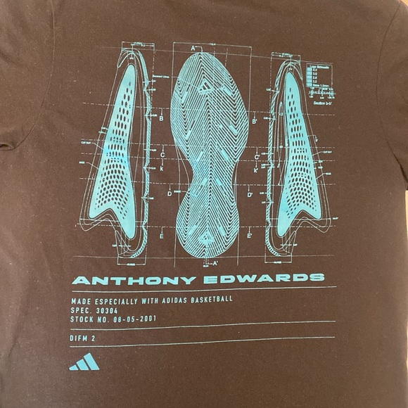 Adidas Anthony Edwards tee - Picture 6 of 7